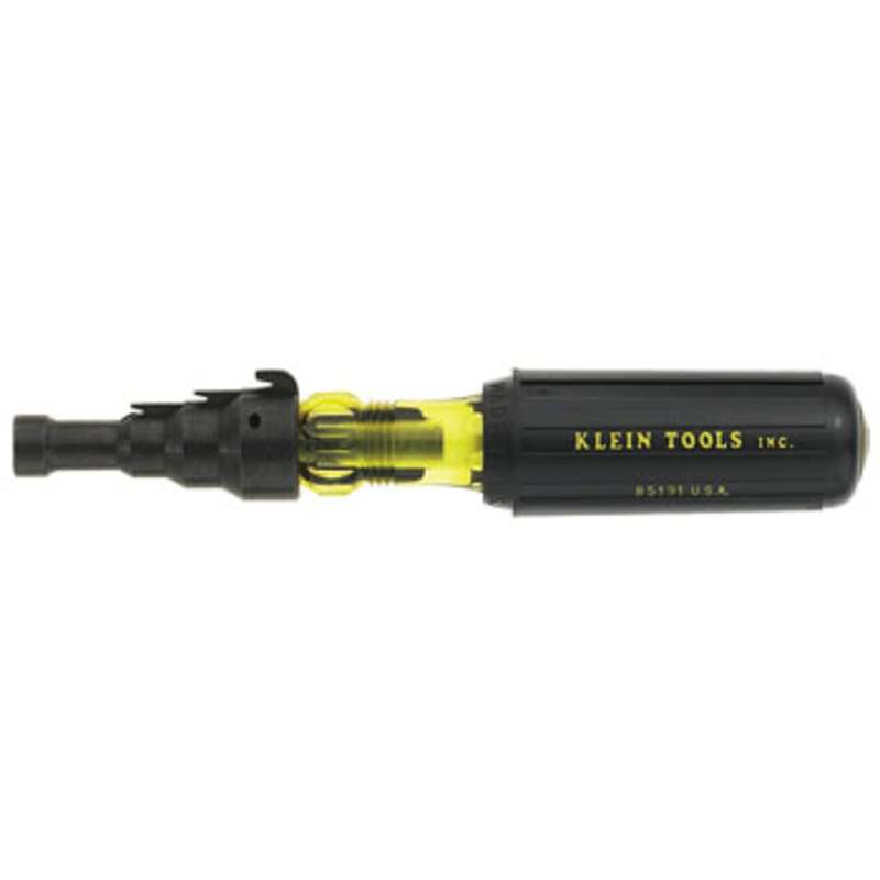 Conduit Fitting and Reaming Screwdriver with Cushion Grip, 7-1/2" Long