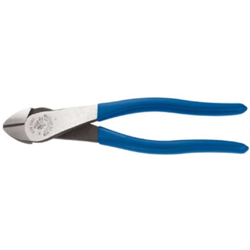 High-Leverage Diagonal Cutting Pliers with Angled Head and Heavy-Duty Cutter, 8-1/16" Long