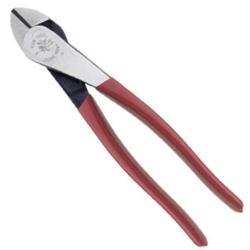 Diagonal Cutting Pliers with Stripping Holes for 12 and 14 AWG, 8"