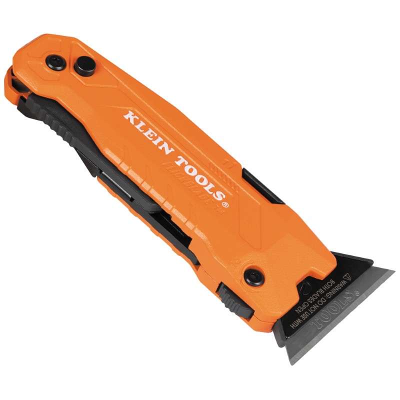 FLICKBLADE™ 2-in-1 Utility Knife / Scraper with Blade Storage