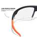 Bifocal Safety Glasses +1.50