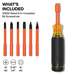 6-in-1 Insulated Auto-Lock Screwdriver