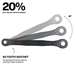 4-in-1 Ratcheting Wrench, Small