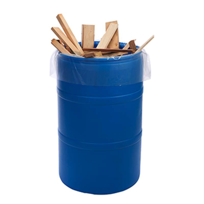 Clear LDPE Drum Liners, 6 mil, 38" x 65", 50 per Case