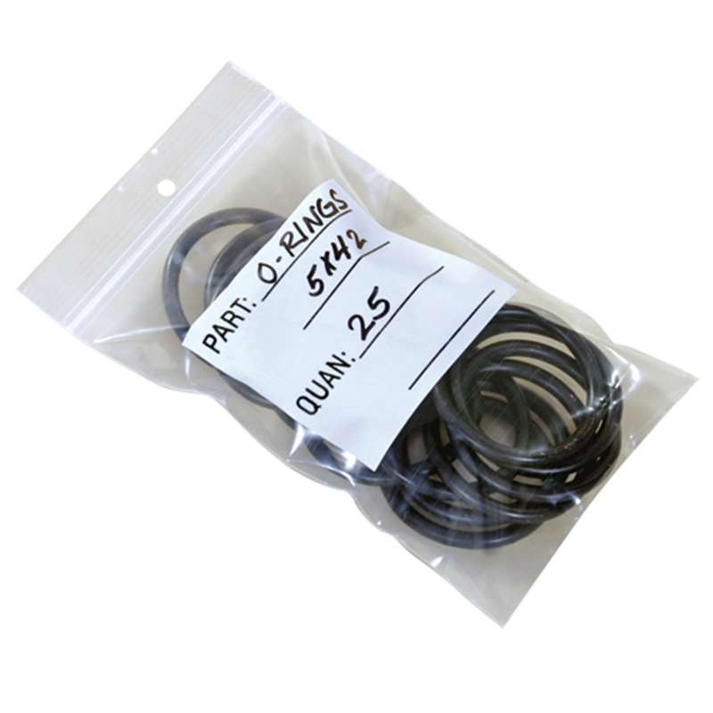 Part Poly Bag with Zip Top, Clear, 4miL, 6 x 8", 1000 per Case