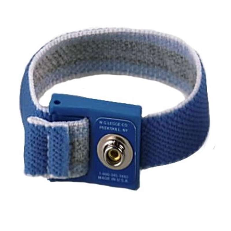 Legge 326AE-6-270K Wrist Strap, Adjustable, Elastic Band, 6ft Coil Cord, 270K Resistor