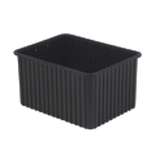 DC3000 Series Conductive Stackable Divider Tote Box, 20-5/16 x 15-5/16 x 11-15/16" ID (Dividers not Included) redirect to product page