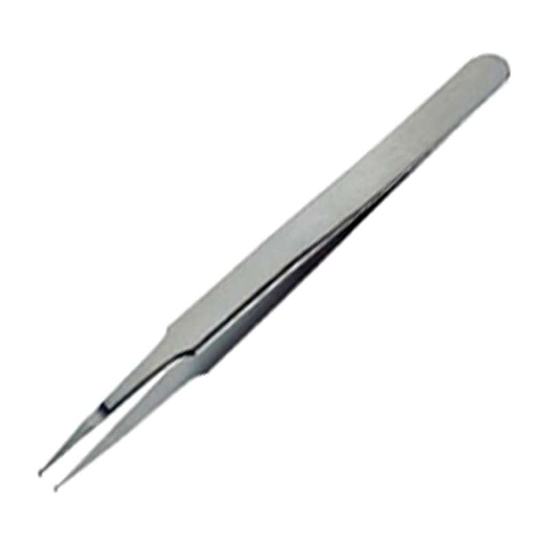 ESD-Safe SMD Tweezer with Grooved Tips, 4-3/4"