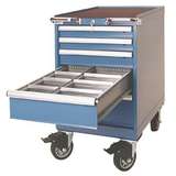 Xpress Mobile Cabinet STD 22"W x 28.5"D x 35.5"H with 5 Drawers redirect to product page