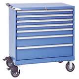 Xpress Mobile Cabinet STD 40.25"W x 22.5"D x 41.5"H with 7 Drawers redirect to product page