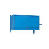 Overhead Cabinet with Retractable Door, Bright Blue, 36"W x 15"D x 16"H redirect to product page