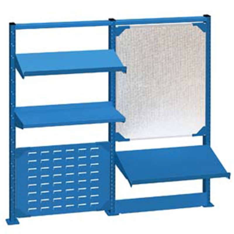 Nexus Accessory System Kit for 60" Lista Workbenches, Bright Blue
