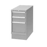 Cabinet Pedestal with Three Drawers, Light Grey redirect to product page