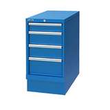 Cabinet Pedestal with Four Drawers, Bright Blue redirect to product page