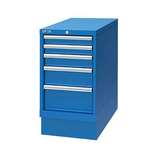 Cabinet Pedestal with Five Drawers, Bright Blue redirect to product page