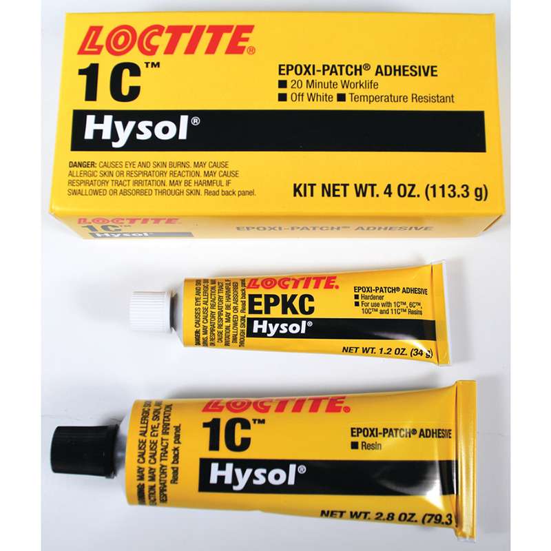 LOCTITE® 1C™, High Temperature High Viscosity Epoxy Structural Adhesive, White, 4oz Kit