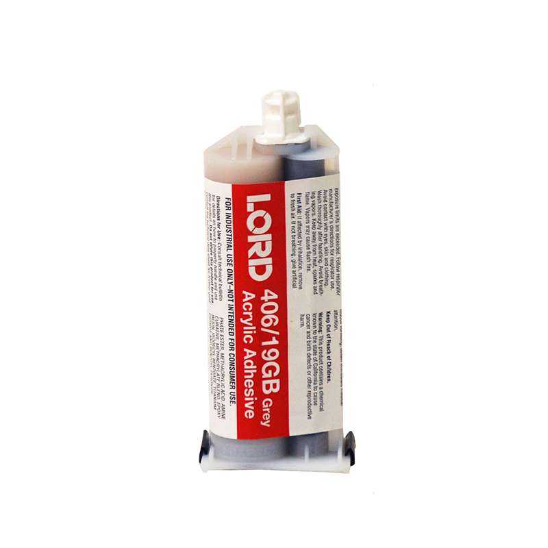 406-19 Modified Acrylic Adhesive With Glass Bead, Grey, 413ml Cartridge
