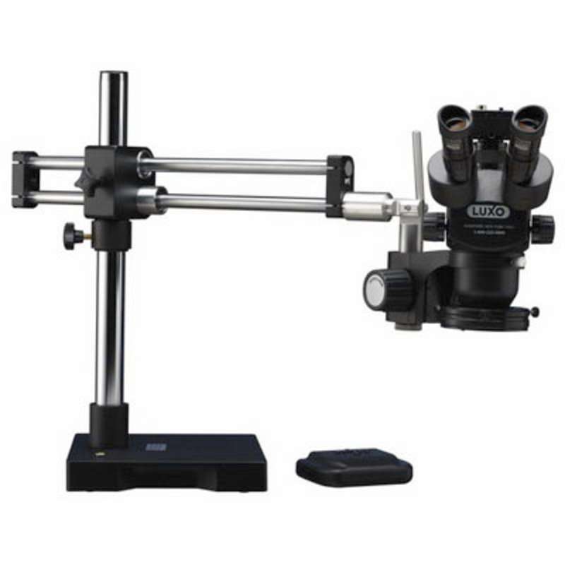 System 373 ESD-Safe Trinocular Microscope with Dual Boom Ball Bearing Stand, 7X-45X Magnification