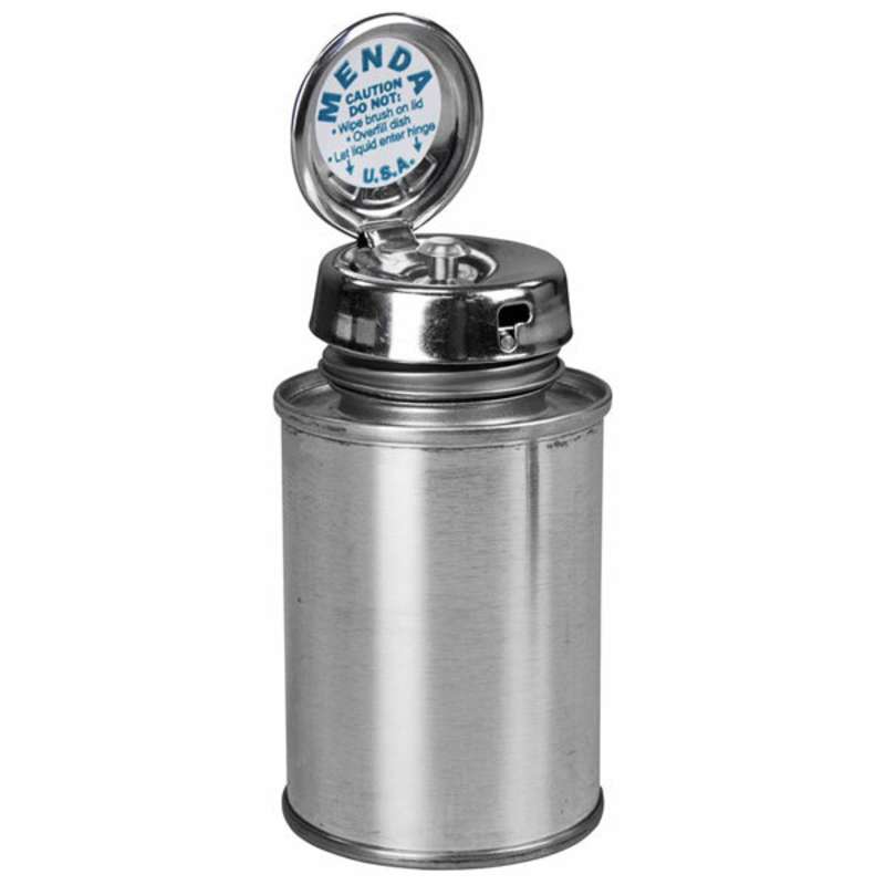 Pure-Take Tin Can Solvent Dispenser Bottle with Locking Pump, 4oz