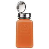 ESD-Safe Orange durAstatic™ Solvent Dispenser Bottle with One-Touch Pump Top, 6 oz redirect to product page
