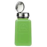 ESD-Safe Green durAstatic™ Solvent Dispenser Bottle with One-Touch Pump Top, 6 oz redirect to product page