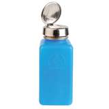 ESD-Safe, Dissipative HDPE Blue durAstatic™ Solvent Dispenser Bottle with One-Touch Pump Lid, 8 oz redirect to product page