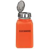 ESD-Safe Orange durAstatic™ Flux Remover Solvent Dispenser Bottle with One-Touch Pump, 6 oz redirect to product page