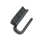 ESD-Safe Brush 3" x 1.5" Conductive Fibers with Polypropylene Curved Handle, 3.95"L redirect to product page