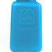 durAstatic™ ESD-Safe IPA Solvent Dispenser Bottle with HCS Label and One-Touch Pump Lid, Blue, 6 oz.