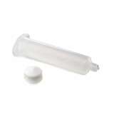 Syringe Barrel 5cc Natural with White Wiper Pistons, 50 per Pack redirect to product page
