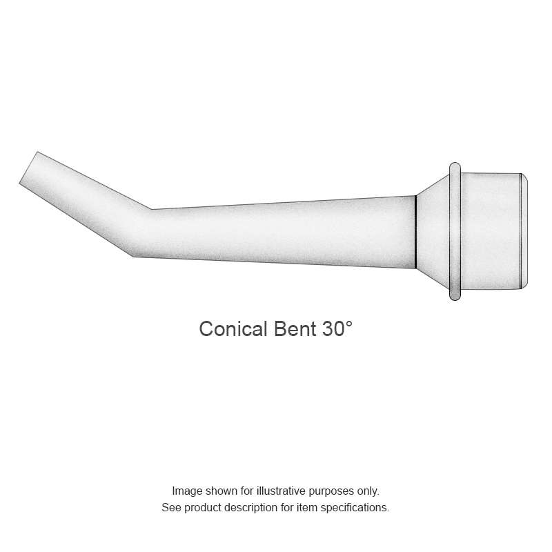 SMTC 800 Series 30° Bent Micro-Fine Conical Rework Tip Solder Cartridge for MX Series Systems, 0.51mm