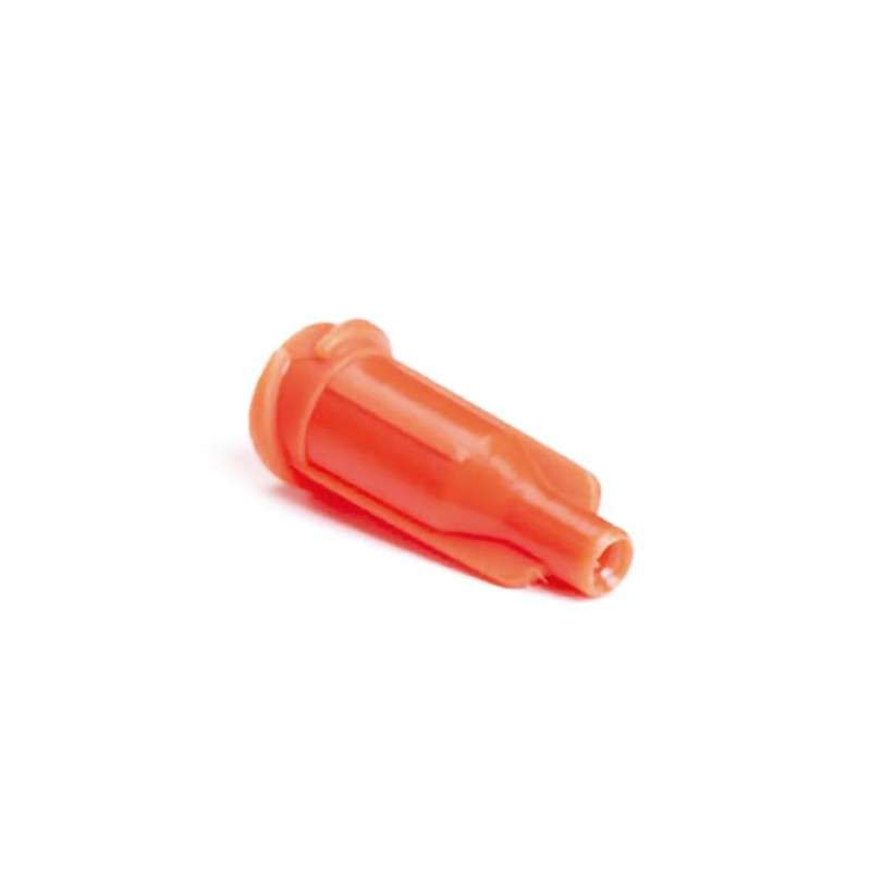 Tip Cap, Double Helix Thread, Polypropylene, Orange, 1000/Pack