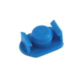 Syringe End Cap, 3cc, Blue, 50 per Package redirect to product page