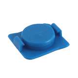 Fluid Dispensing End Cap, 30/55cc, Blue, 700 Series, 50 per Package redirect to product page