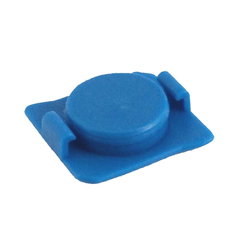 Fluid Dispensing End Cap, 30/55cc, Blue, 700 Series, 50 per Package