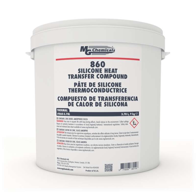 Silicone Heat Transfer Compound,3.78L, 9.07kg