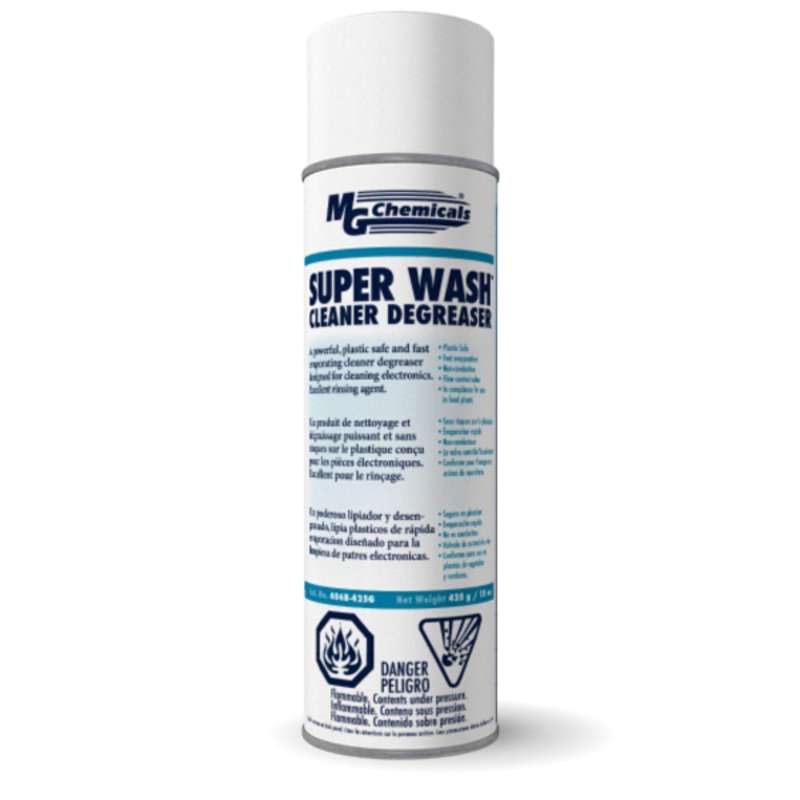 Superwash Electronics Cleaner Degreaser Solvent, 15oz Aerosol