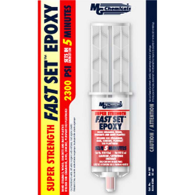 Super Strength Fast Set™ Epoxy, Clear, 25mL Dual Syringe