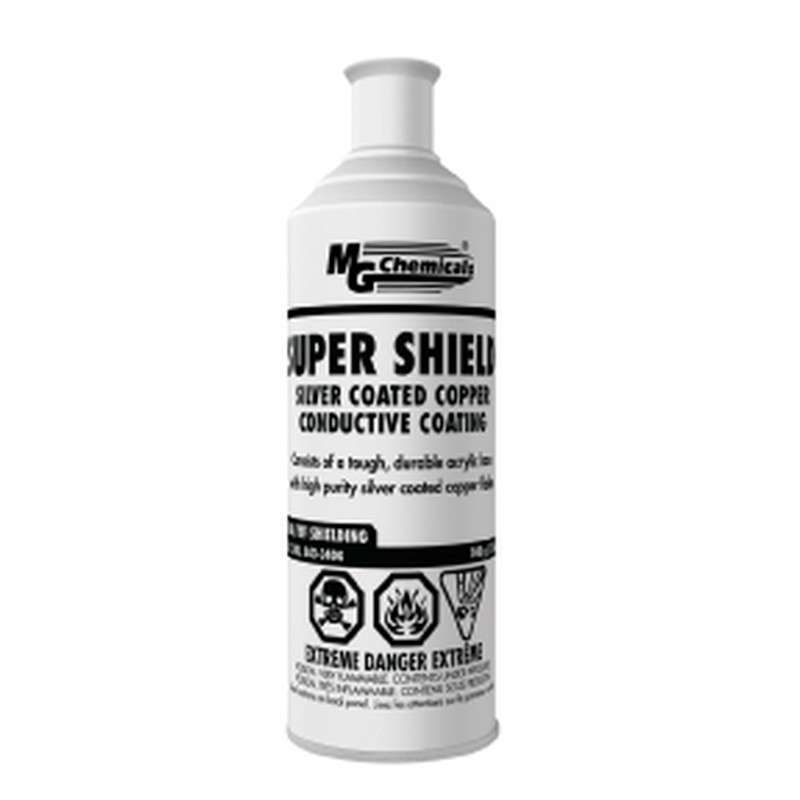 Super Shield™ Silver Coated Copper Conductive Coating, Light Brown, 12oz Aerosol