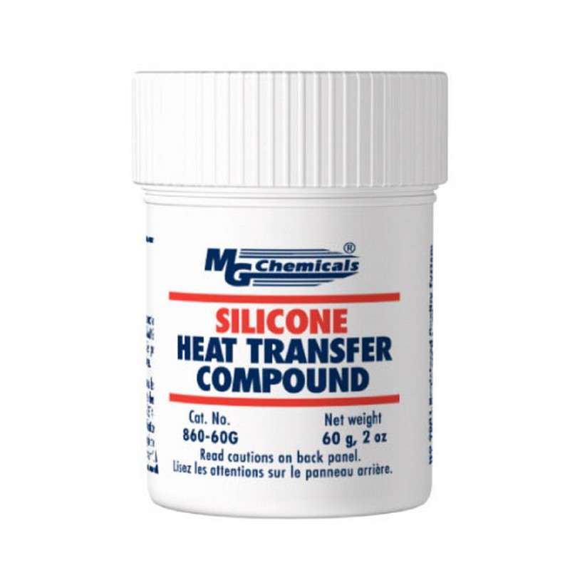 Silicone Heat Transfer Compound, White, 60 Gram Jar