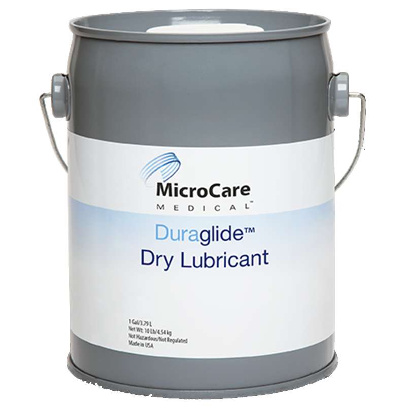 gray bucket with label