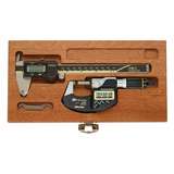 Digimatic Tool Kit, with 1in Quantumike and 6in Caliper redirect to product page