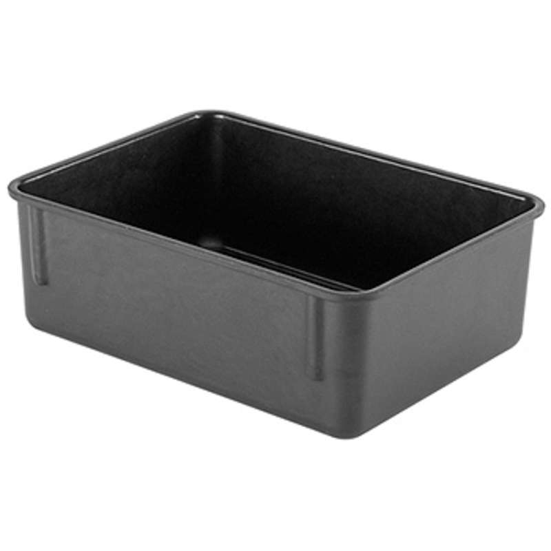 Conductive Black Fiberglass Modular Nesting Tote without Lid, 11 x 8 x 4" ID