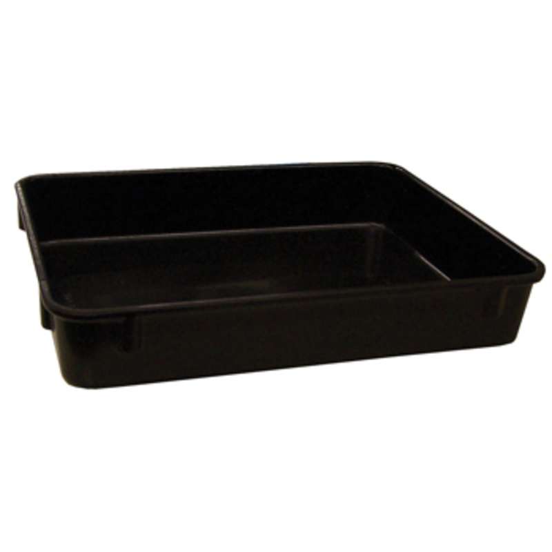 Conductive Black Fiberglass Modular Nesting Tote without Lid, 11-1/2 x 9 x 2-1/8" ID