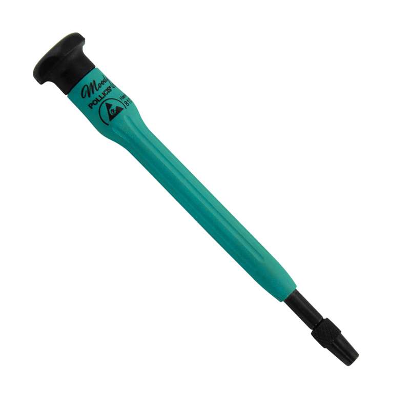 ESD-Safe Ergonomic Plastic Screwdriver Handle with Chuck Style Nose for Moody's Interchangeable Driver Blades