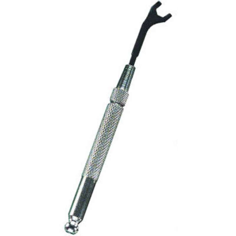 Interchangeable Steel Handle Metric Open End Wrench, 4" Long