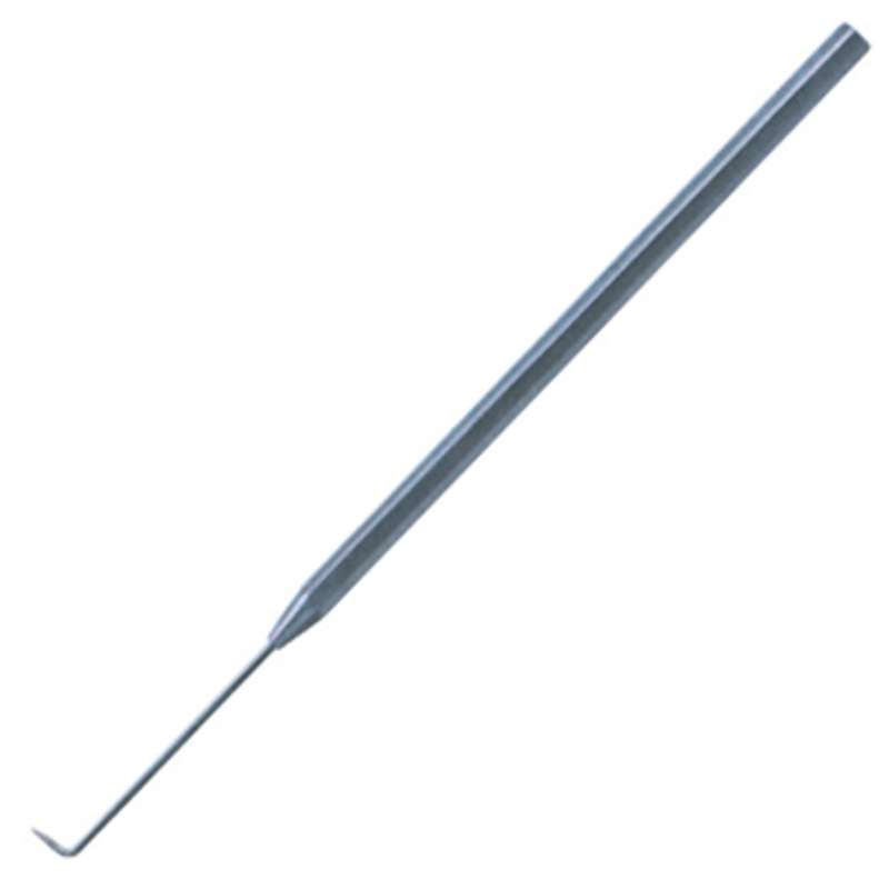 Stainless Steel Precision 25 Mil Probe with #6 Single Bend Tip, 5.75" Long