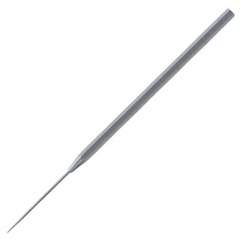 Stainless Steel Precision 10mil Probe with #1 Straight Tip and Aluminum Handle, 6-1/4" Long