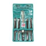 Screwdriver and Wrench Standard Inch Tool Set, with One Interchangeable Steel Handle in a Vinyl Pouch, 28 Pieces redirect to product page