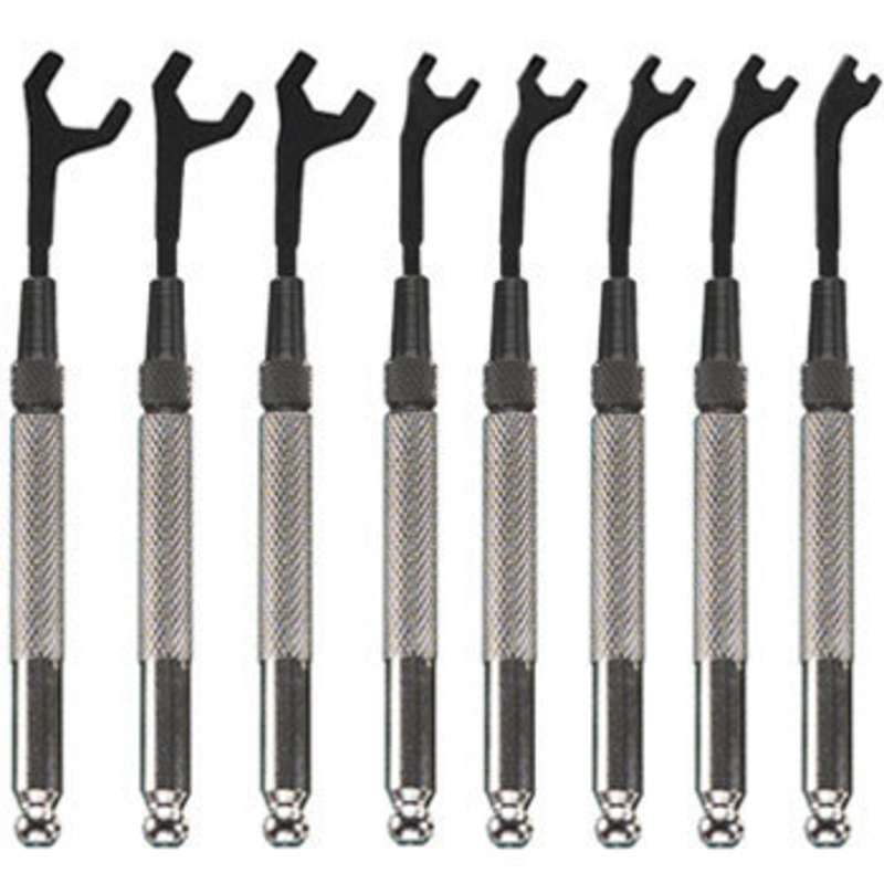 Metric Open End Wrench Set, 8 Pieces